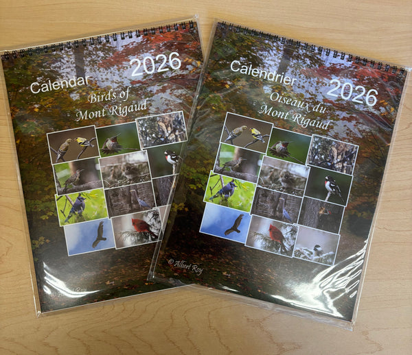 Calendrier - Oiseaux du Mont Rigaud 2025