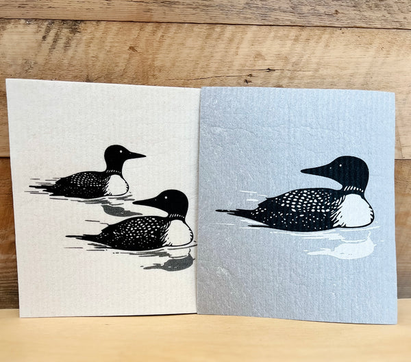 Loon Dishcloth - Set of 2