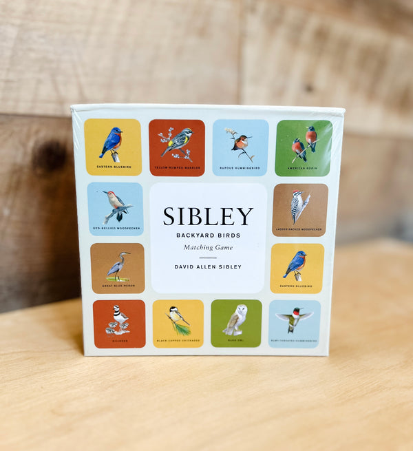 Sibley Backyard Birds Matching Game : Un jeu de mémoire avec 20 paires assorties pour les enfants