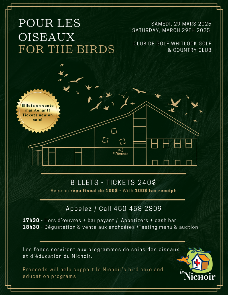 For the Birds Benefit Auction and Dinner Tickets