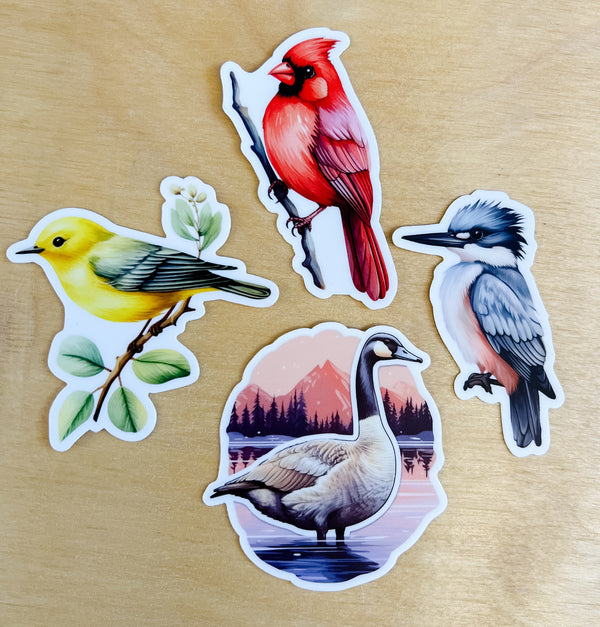 Bird Stickers - Weiyi Liu