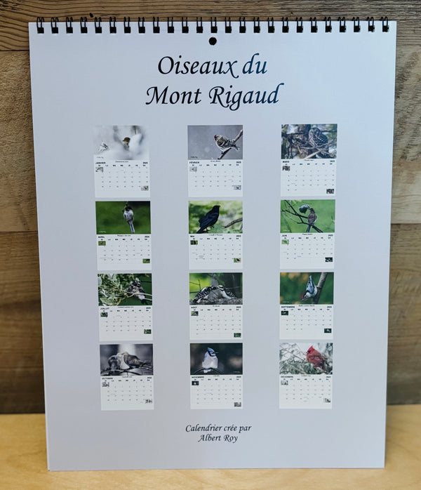 Calendar - Birds of Mont Rigaud 2025