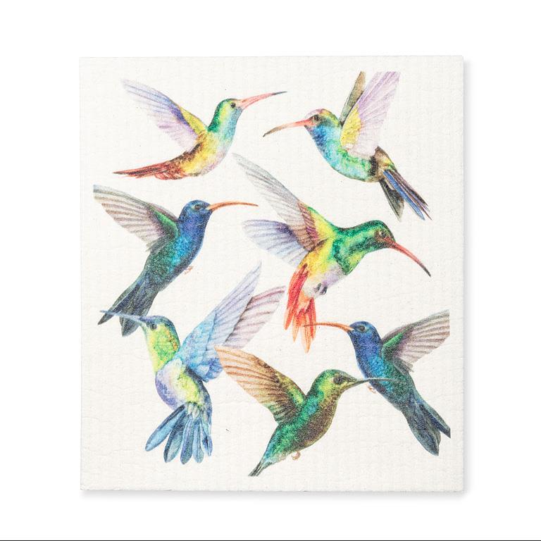 Hummingbirds Dishcloth