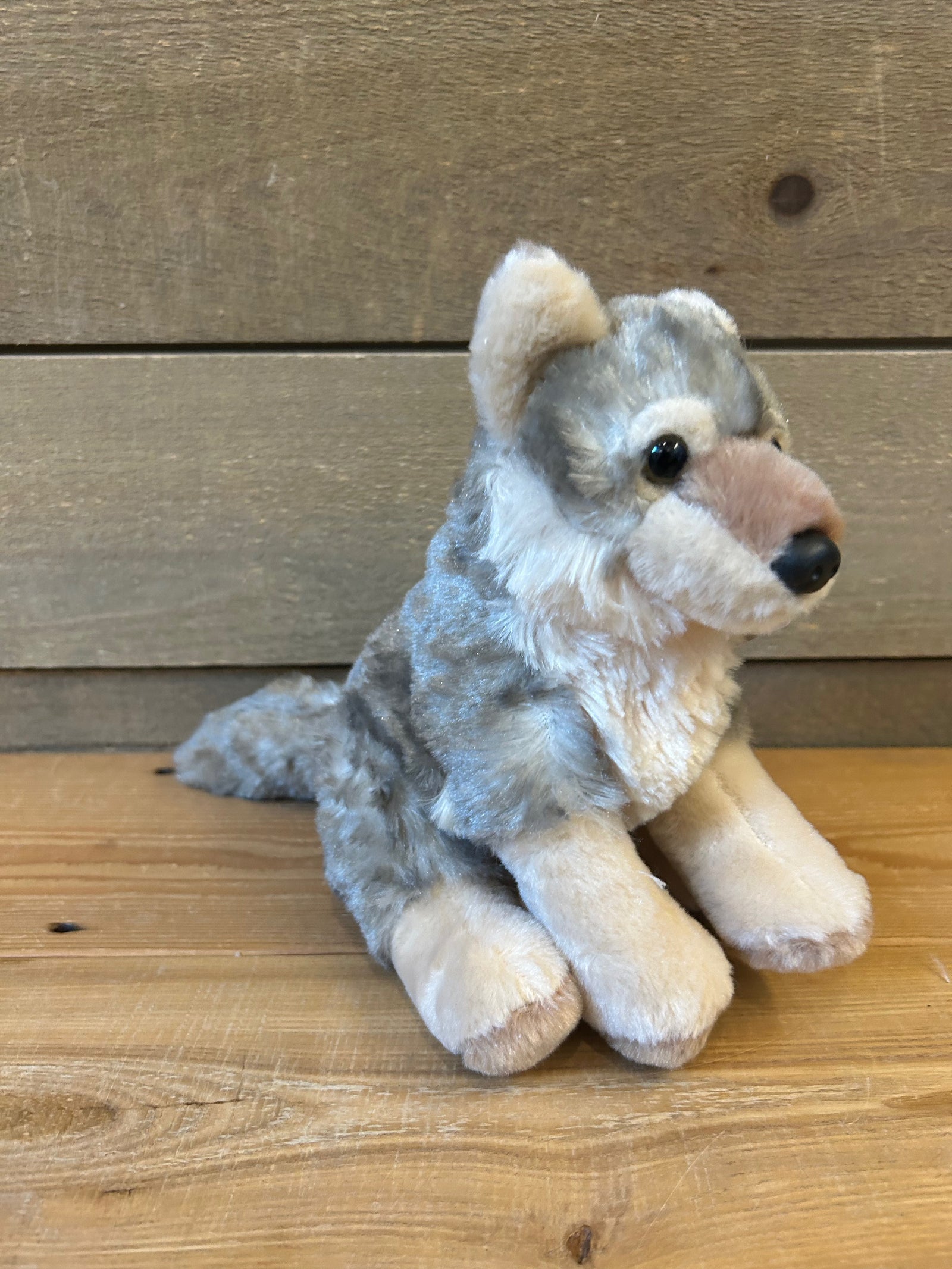 Grey wolf plush online