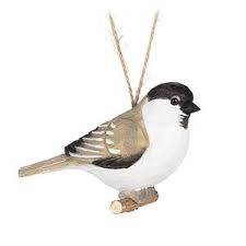 Chickadee Wood Ornament