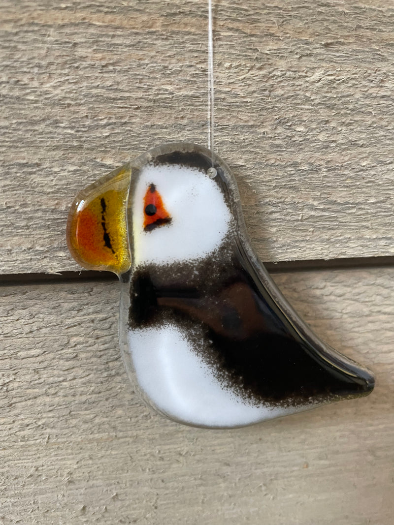 The Glass Bakery - Hanging Puffin - Chick