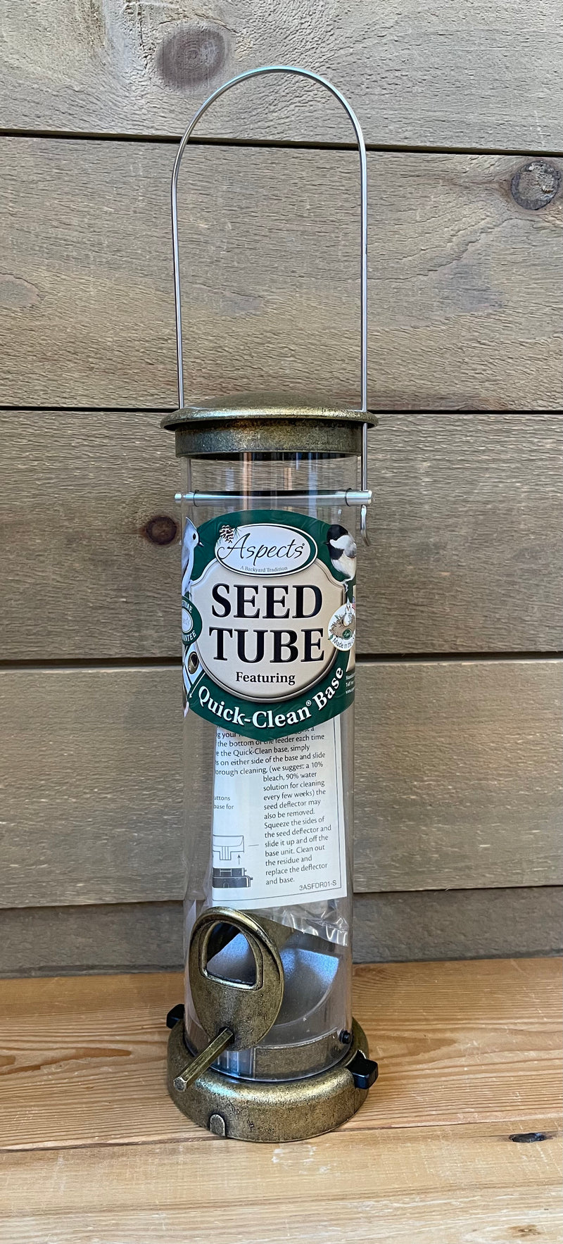 Aspects - Seed Feeder - Small (Brass)